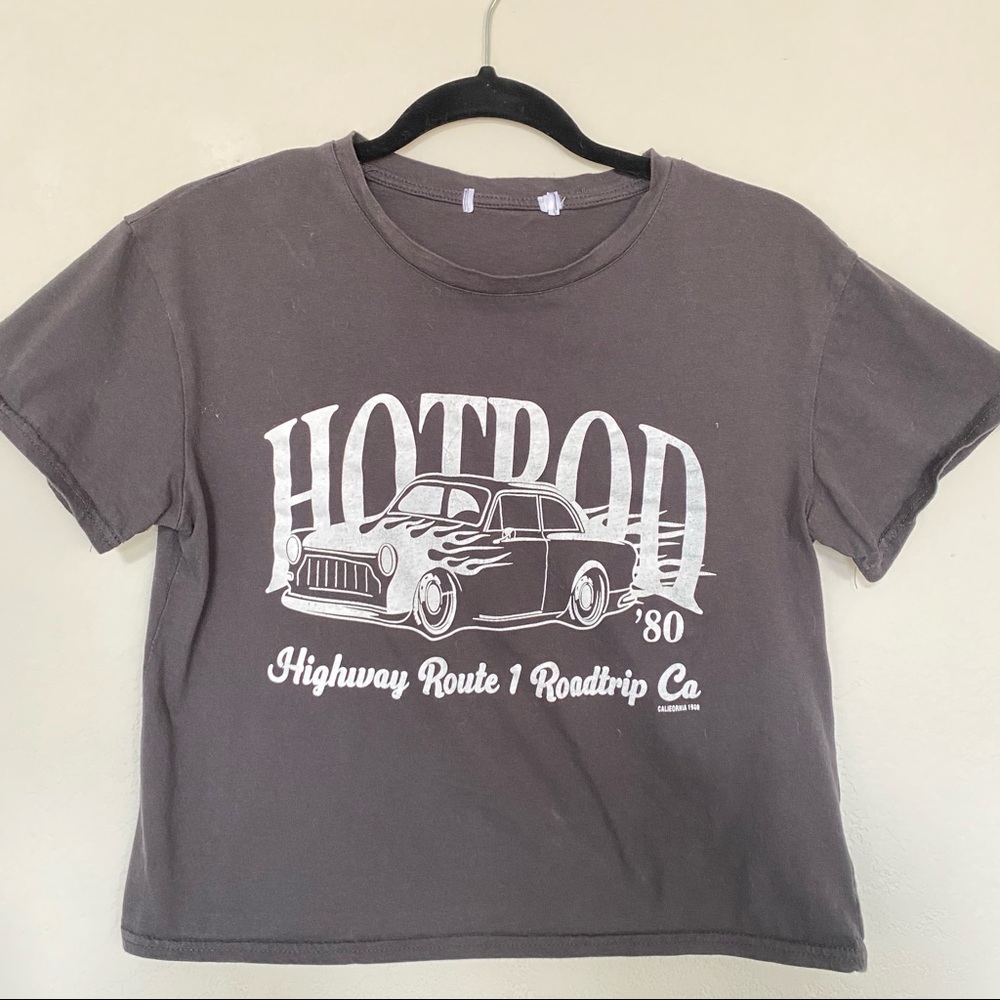 Adika Hot Rod Crop Tee